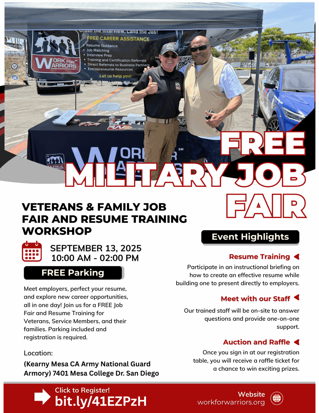Service Members, Veterans, Spouses and Family Members are Welcomed!